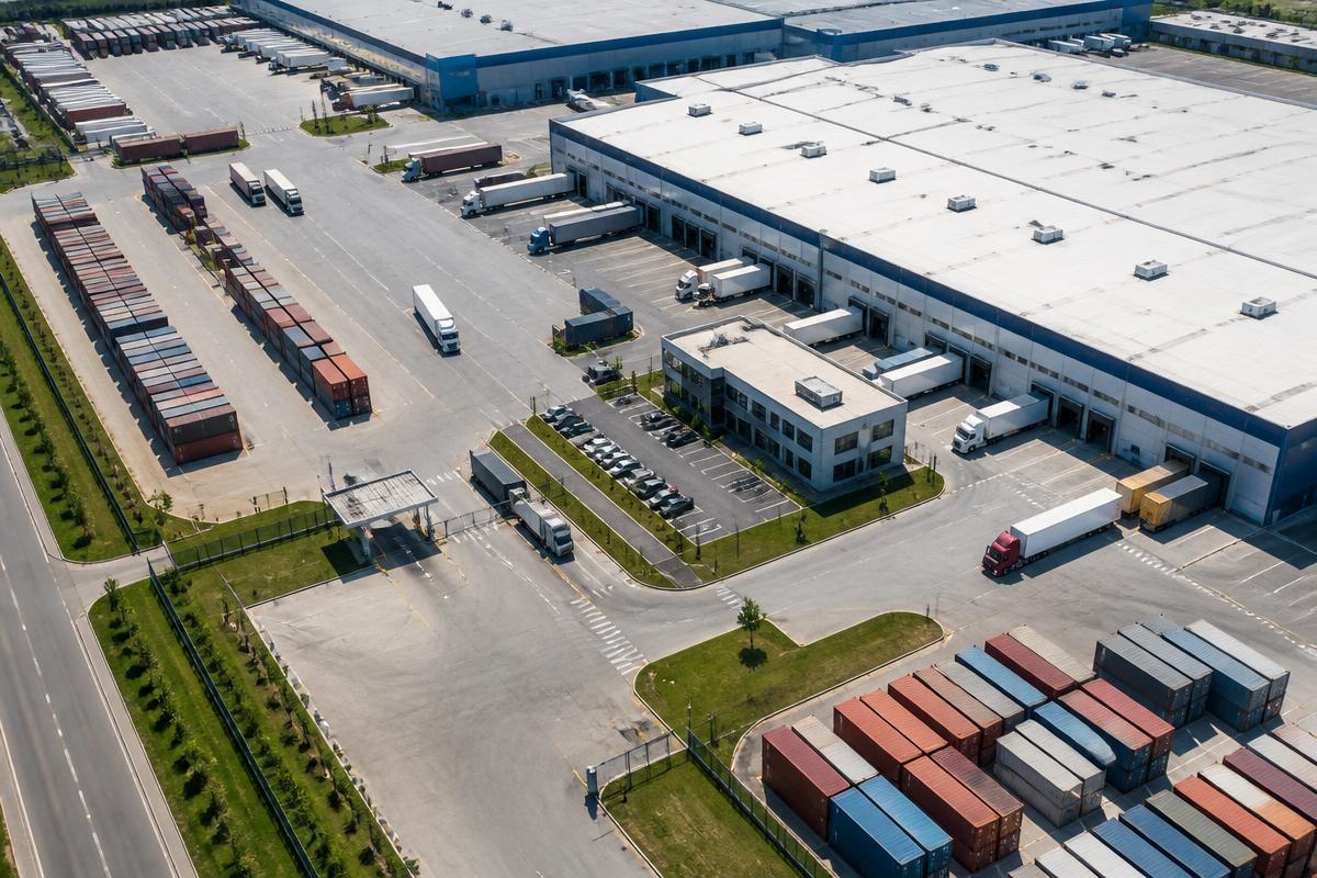 Modernes Logistikzentrum der EcoRoma GmbH